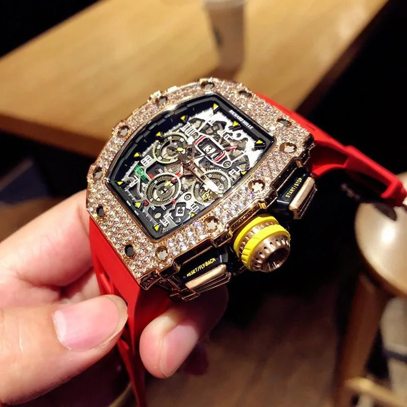 目を惹くリシャール・ミル F1レース シースルーバック偽物 自動巻き rib74106