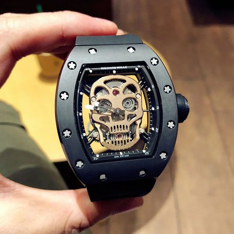 限定希少!リシャール・ミル トゥールビヨン スカル ナノセラミック RM5201
