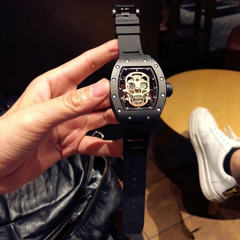 限定希少!リシャール・ミル トゥールビヨン スカル ナノセラミック RM5201