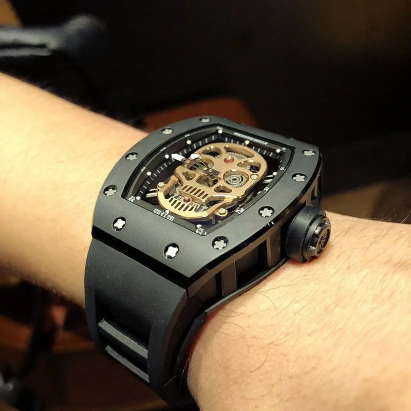 限定希少!リシャール・ミル トゥールビヨン スカル ナノセラミック RM5201