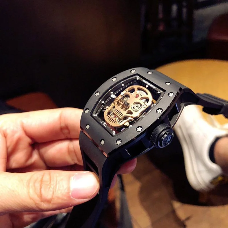 限定希少!リシャール・ミル トゥールビヨン スカル ナノセラミック RM5201