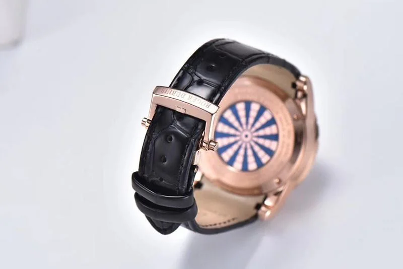 完売必至ロジェデュブイ ナイツ オブ ザ ラウンドテーブル コピー ダマスカス ブルー 45MM rob47487