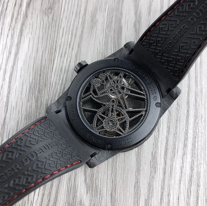 ★関税/送料込★ロジェデュブイ 偽物 エクスカリバー スパイダー カーボン 42MM rop39693