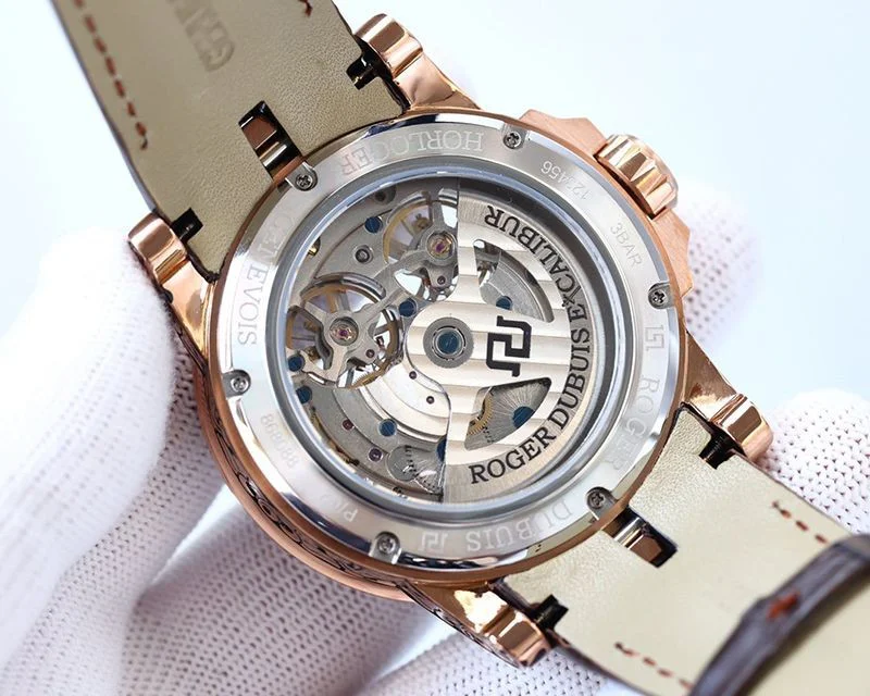 日本未入荷ロジェデュブイ エクスカリバー ダブルトゥールビヨン コピー 45.0mm 2色 roy60166