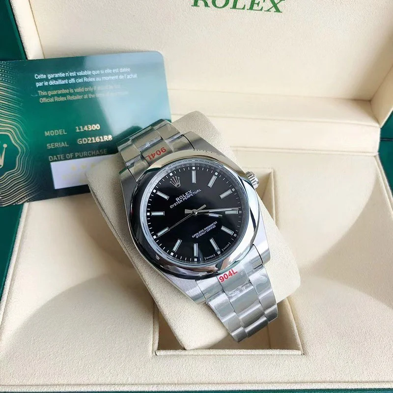 21-22AW ロレックス 偽物 時計 オイスターパーペチュアル 39mm メンズ 114300