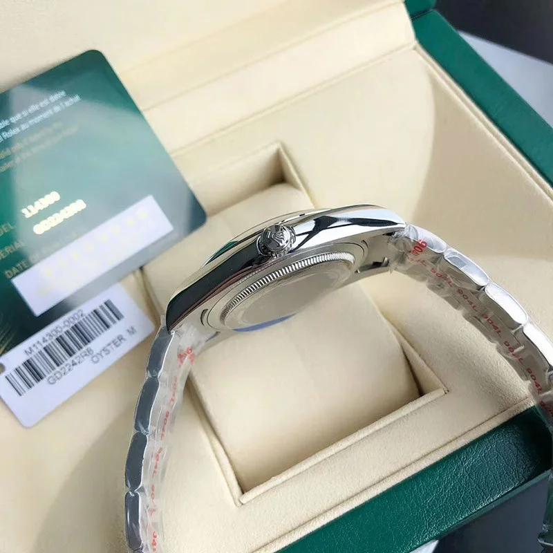 追跡付き発送 ロレックス 偽物 時計 オイスターパーペチュアル 41mm レッドグレープ メンズ roa91324