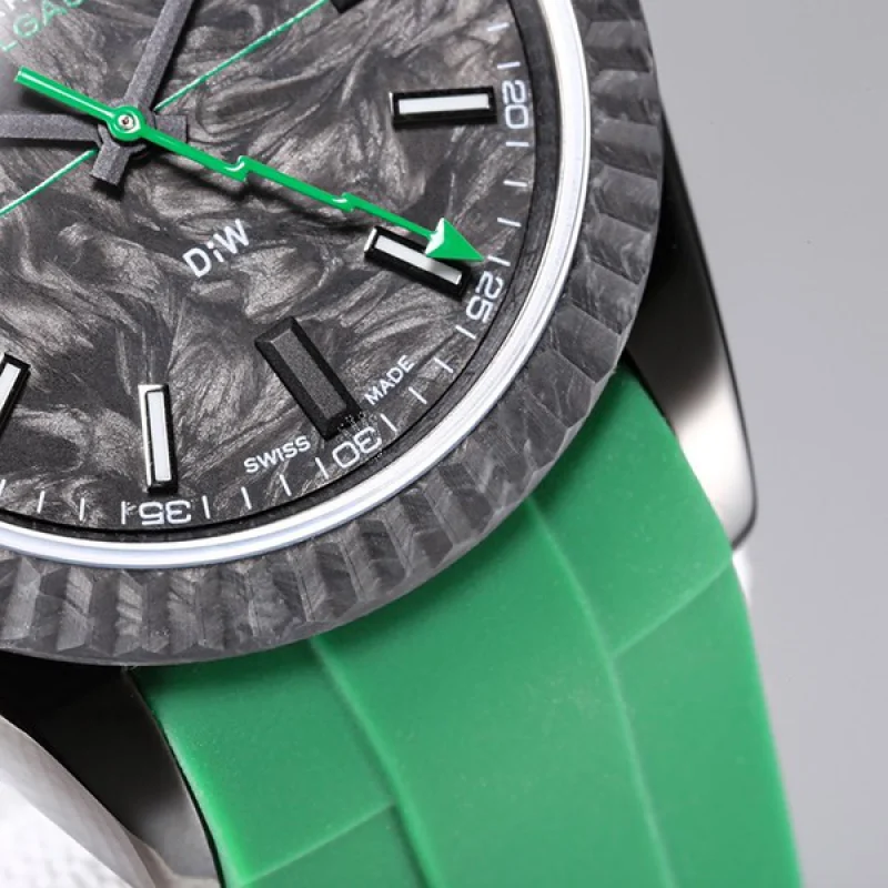 一目惚れ♪DiW ロレックス コピー ミルガウス アビエイター Green Gaussian ウォッチ roe32611
