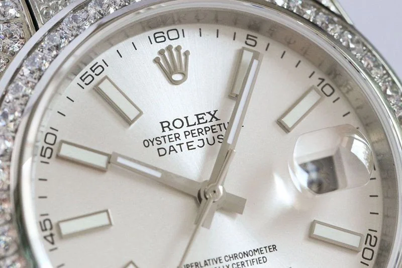 日本未入荷 ロレックス 時計 偽物 デイトジャスト 39MM メンズ ブラック 全面ダイヤ roe97923