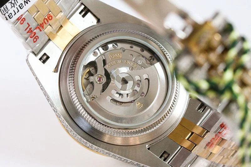 【日本未発売】ロレックス 時計 スーパーコピー デイトジャスト 41MM エナメル ダイヤモンドベゼル 18K rof46622