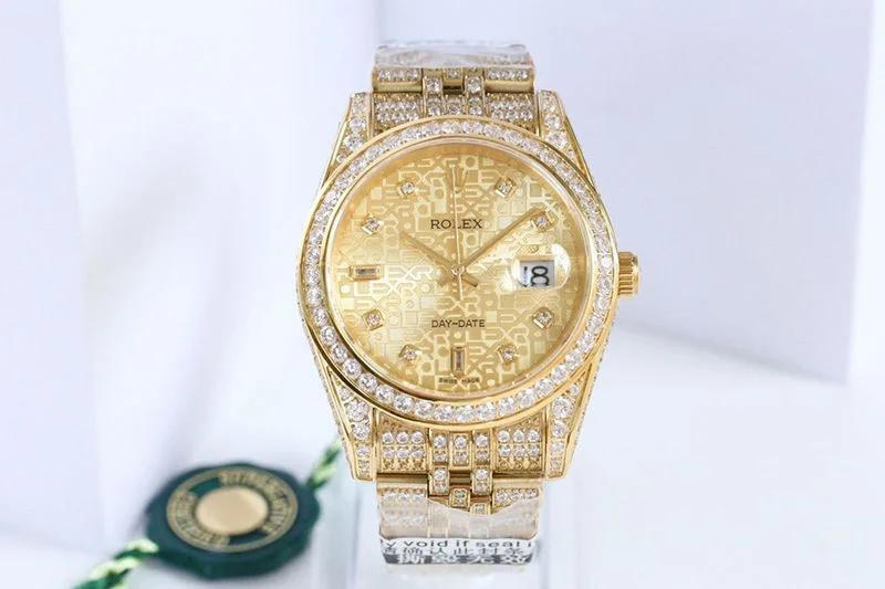 ロレックス 偽物 腕時計 デイトジャスト 41MM シャンパンダイヤモンドベゼル 18K roj46509