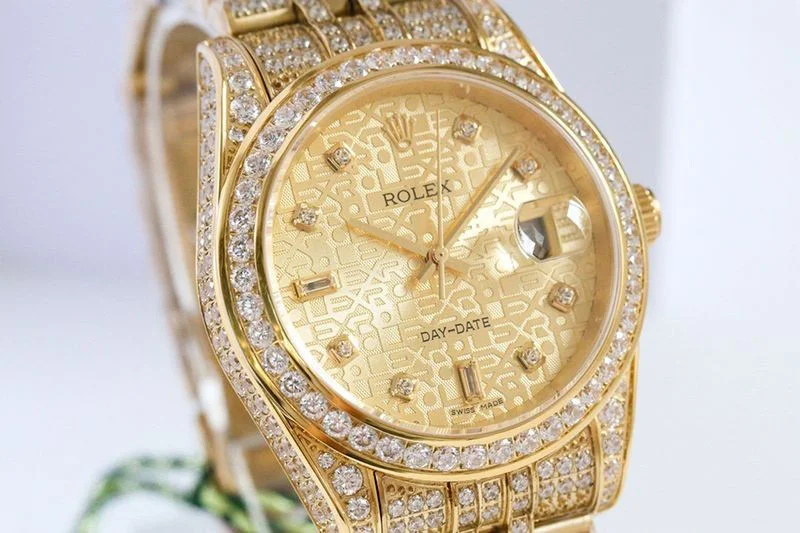 ロレックス 偽物 腕時計 デイトジャスト 41MM シャンパンダイヤモンドベゼル 18K roj46509