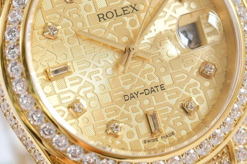 ロレックス 偽物 腕時計 デイトジャスト 41MM シャンパンダイヤモンドベゼル 18K roj46509