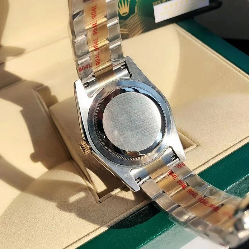 セール新作 ロレックス 腕時計 偽物 デイトジャスト 41MM ホワイト ダイヤモンドベゼル 18K ron85199