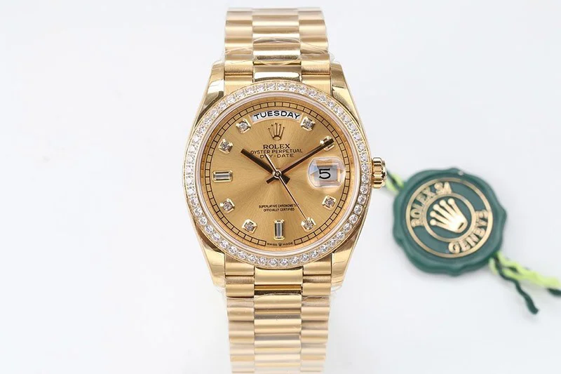 欲しい♡超限定♪ ロレックス 時計 偽物 デイデイト シャンパン 36mm rot10992