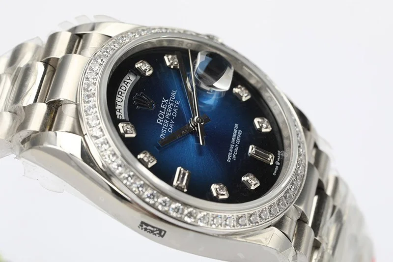 セール新作 ロレックス 腕時計 偽物 デイデイト ブルーグラデーション 36mm rou71565