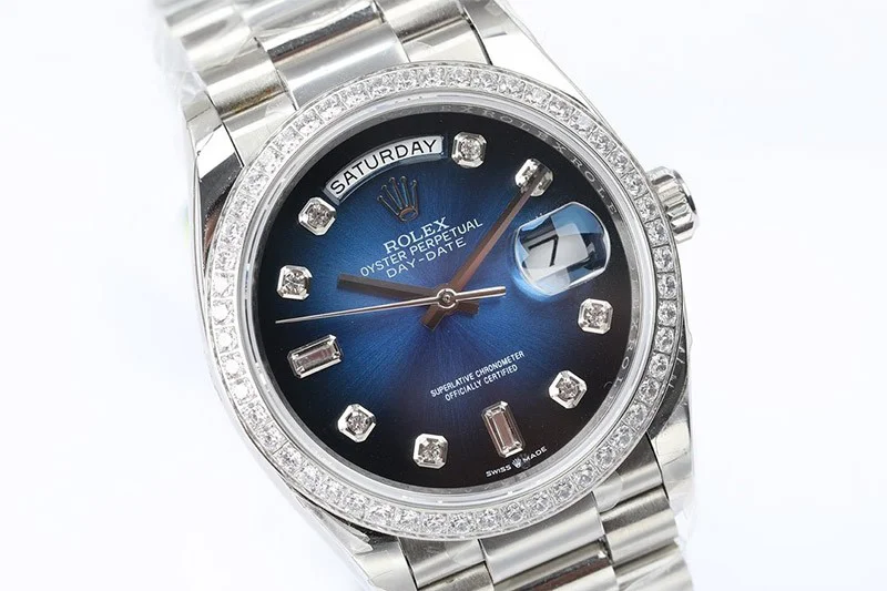 セール新作 ロレックス 腕時計 偽物 デイデイト ブルーグラデーション 36mm rou71565