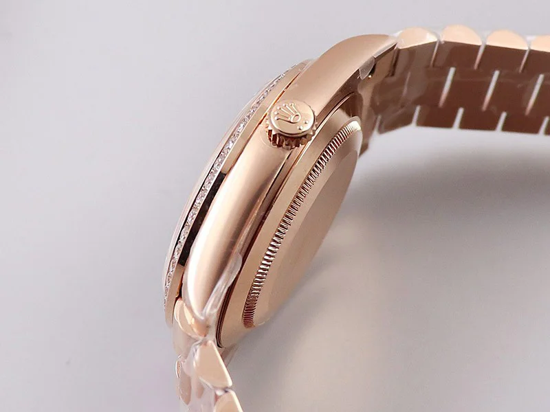 稀少 ロレックス 時計 スーパーコピー デイデイト 40mm ピンク メンズ roy75824