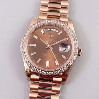 【限定カラー】ロレックス コピー 時計 デイデイト40mm チョコレート メンズ 228345RBR