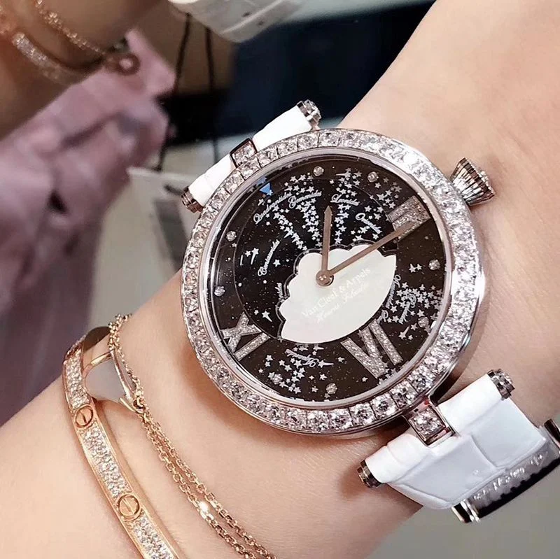 21-22AWヴァンクリーフ＆アーペル 偽物 時計 レディ アーペル ユール フィラント 38mm VCARO4J900