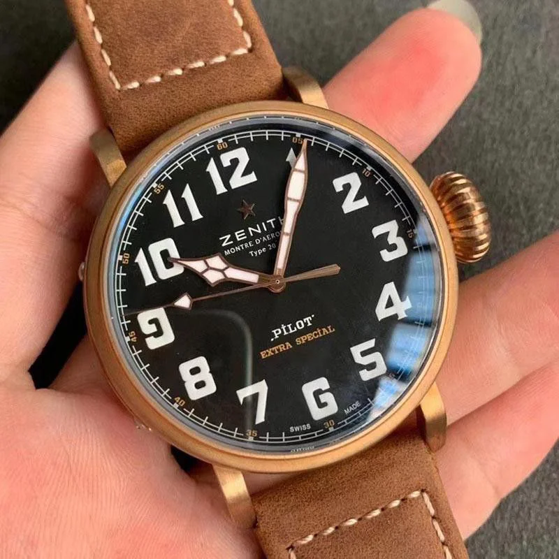 大人気!!新色ゼニス パイロットタイプ20 偽物 エクストラスペシャル45mm zel34688