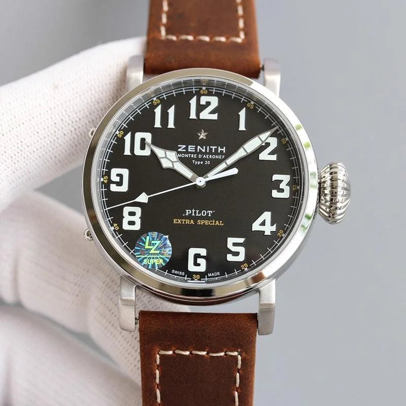 最安値挑戦ゼニス 偽物 パイロットタイプ20 エクストラスペシャル45mm zex42129